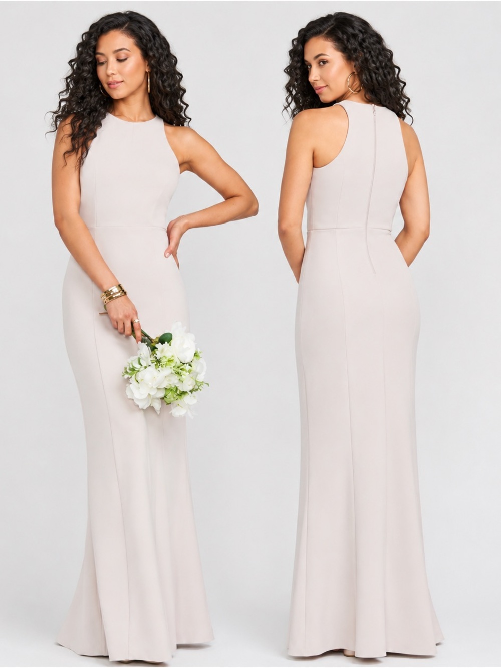 Show Me Your MuMu Chicago High Neck Gown Size XS Wedding  Cocktail Maxi Dress